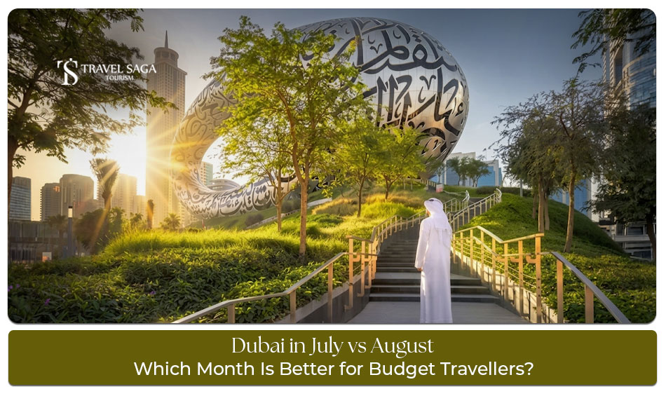 Dubai in July vs August for budget travellers comparing weather, prices, and travel costs