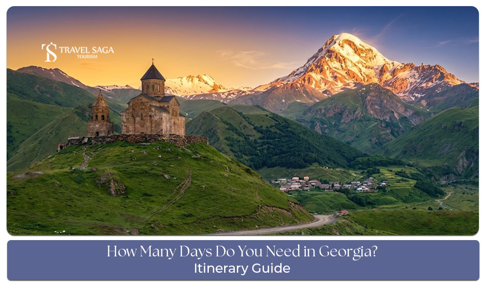 Georgia itinerary guide covering cities, mountains, culture, and scenic attractions