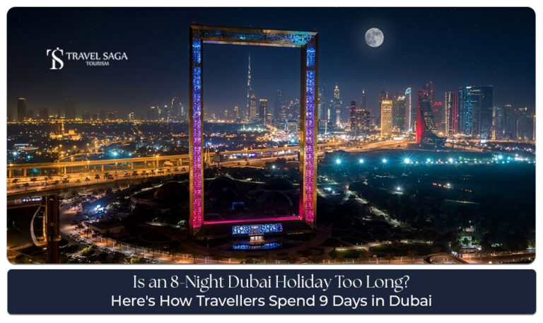 9-day Dubai itinerary featuring landmarks, desert safari, beaches, shopping, and city attractions