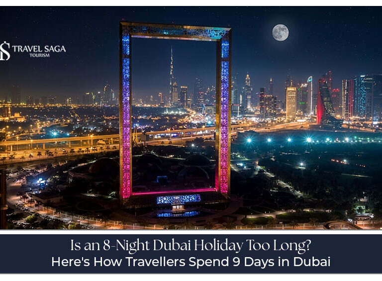 9-day Dubai itinerary featuring landmarks, desert safari, beaches, shopping, and city attractions