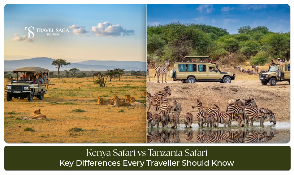 Kenya safari vs Tanzania safari comparison for wildlife, parks, and travel experiences