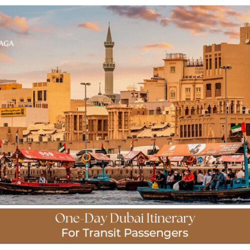 Transit passenger exploring Dubai's top attractions in one day, including Burj Khalifa, Dubai Marina, and Downtown Dubai.
