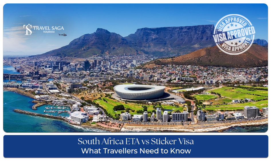 South Africa ETA vs sticker visa comparison covering requirements and application process