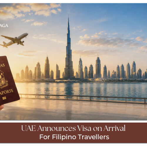 Filipino travellers arriving in the UAE under the visa-on-arrival travel policy