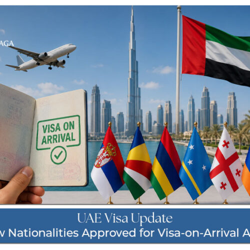 6 New Nationalities Approved for Visa-on-Arrival uae Access – Travelers arriving at an international airport after the latest visa-on-arrival expansion announcement.