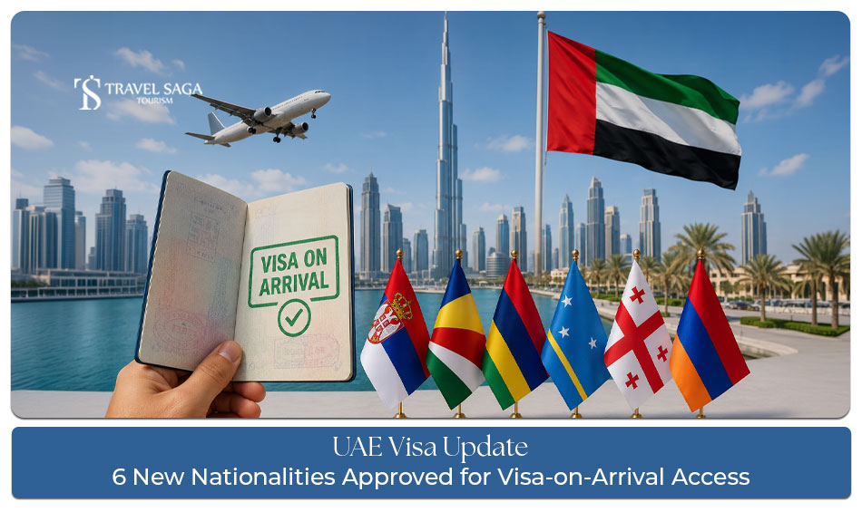 6 New Nationalities Approved for Visa-on-Arrival uae Access – Travelers arriving at an international airport after the latest visa-on-arrival expansion announcement.