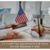 US tourist visa appointment wait times for UAE residents in 2026 and application tips