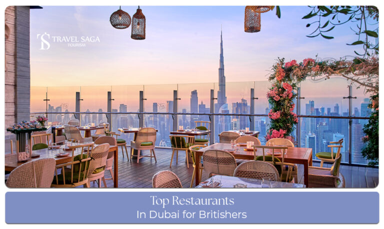 Popular restaurants in Dubai offering British favourites and international cuisine