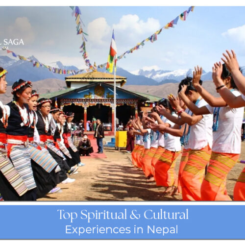 Spiritual and cultural experiences in Nepal featuring temples, monasteries, heritage sites, and festivals