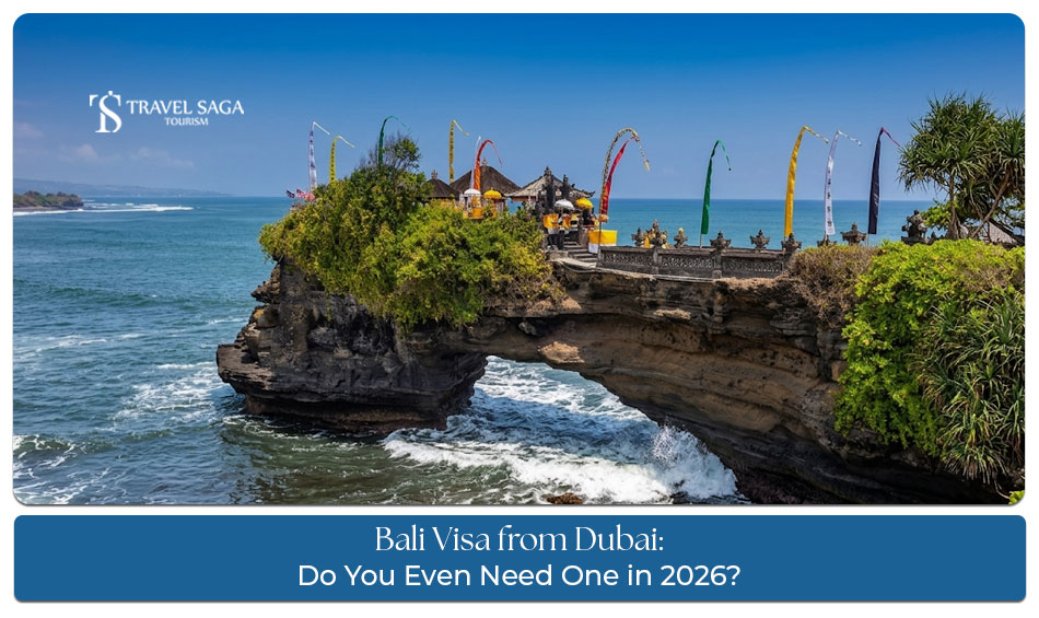 Dubai resident applying for a Bali visa with passport and travel documents