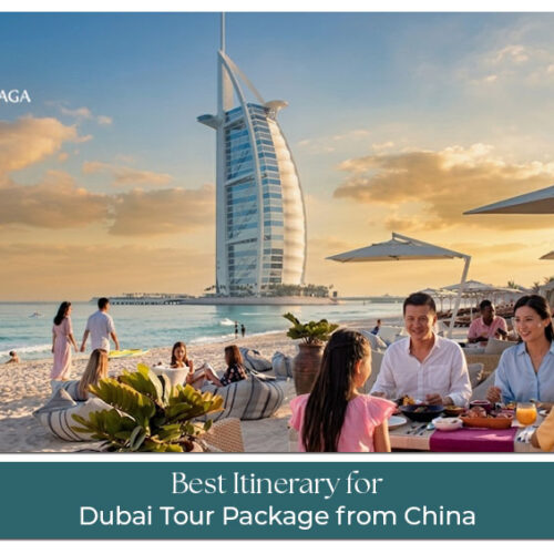 Chinese travellers exploring Dubai attractions during a holiday package