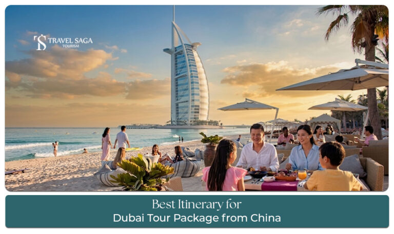 Chinese travellers exploring Dubai attractions during a holiday package