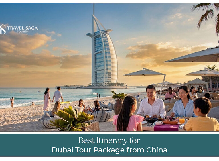 Chinese travellers exploring Dubai attractions during a holiday package