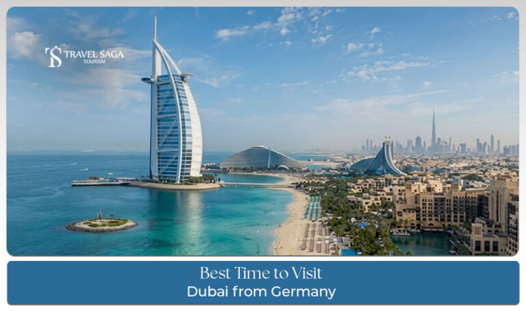 German travellers enjoying Dubai attractions and sunny weather during the best travel season