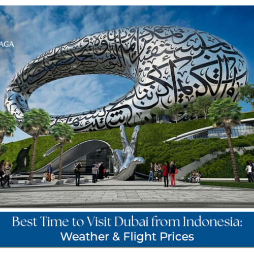 Indonesian travellers enjoying Dubai attractions during the best travel season