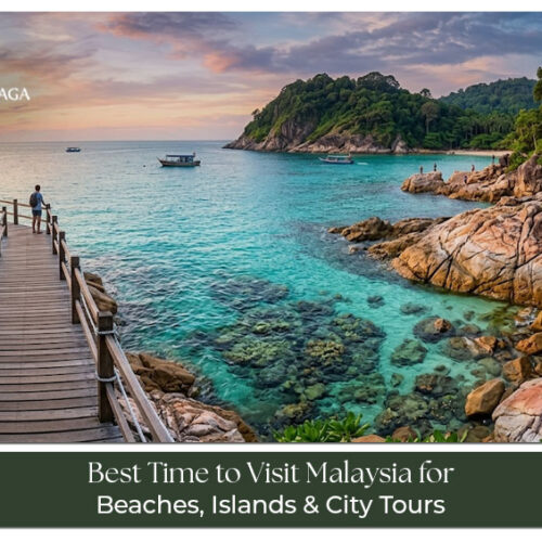 Travellers enjoying Malaysia’s attractions during the best travel season