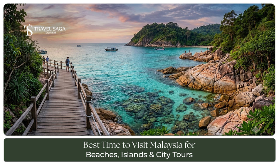 Travellers enjoying Malaysia’s attractions during the best travel season
