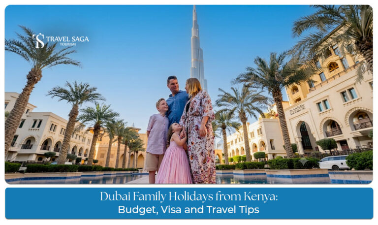 Family from Kenya enjoying a holiday in Dubai with iconic landmarks and kid-friendly attractions.