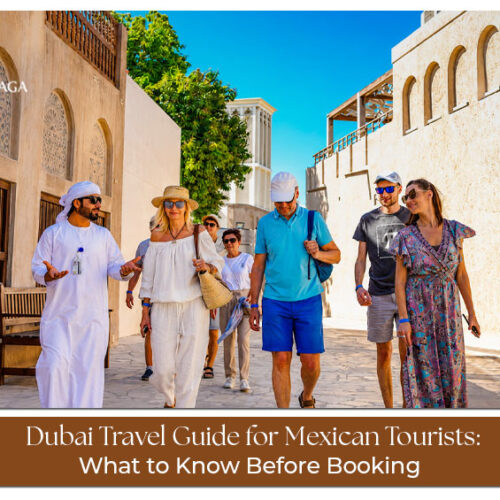 Mexican tourists exploring Dubai's iconic landmarks and cultural attractions during their vacation.