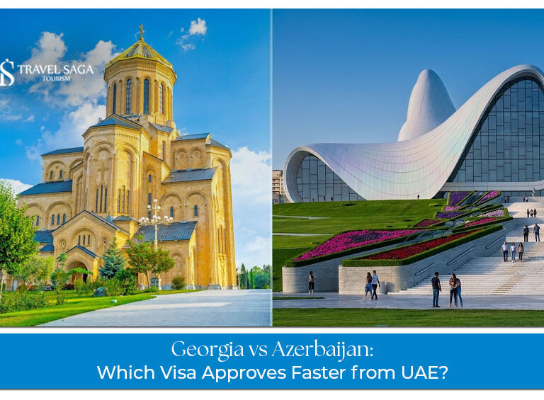 Compare Georgia vs Azerbaijan visa from UAE requirements, application process, and travel options for UAE residents.
