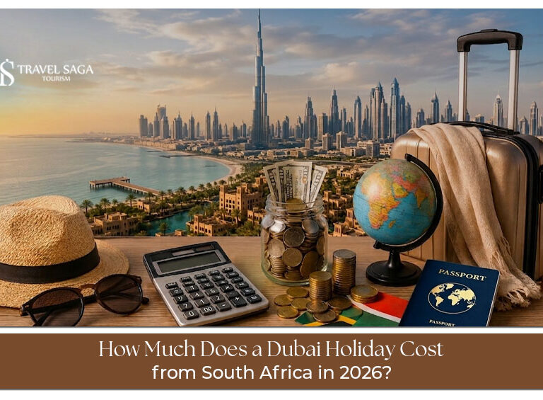 South African travellers planning a Dubai holiday budget with flights, hotels, sightseeing, and travel expenses