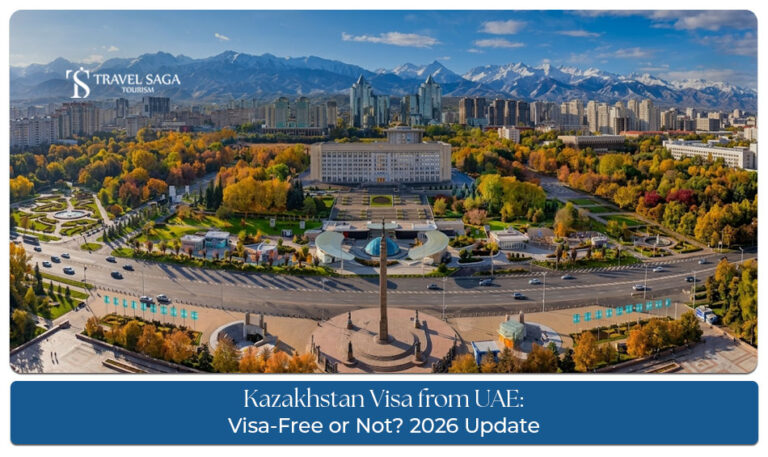 Kazakhstan Visa from UAE 2026 Update featuring the latest visa requirements, application process, documents, and travel guidelines