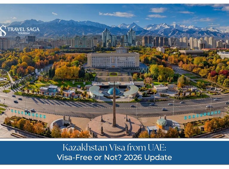 Kazakhstan Visa from UAE 2026 Update featuring the latest visa requirements, application process, documents, and travel guidelines