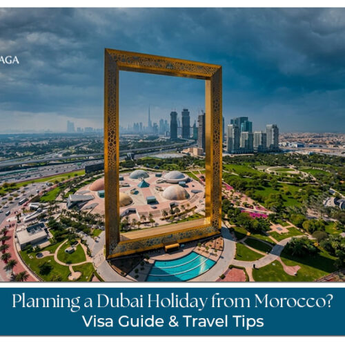 Moroccan travellers planning a Dubai holiday with flights, hotels, and city attractions