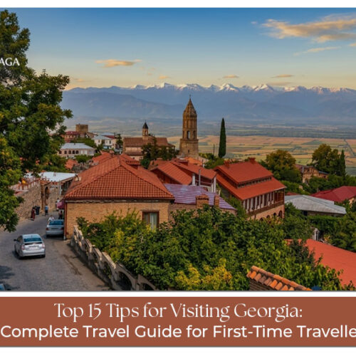 Travellers exploring Georgia’s mountains, cities, and cultural attractions with travel tips