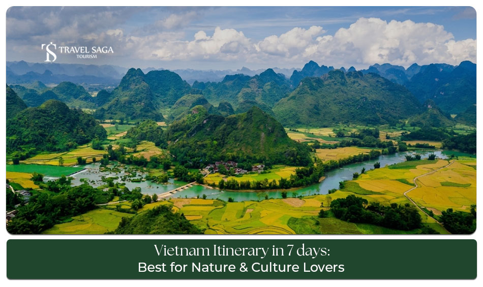 Travellers exploring Vietnam’s top attractions during a 7-day itinerary