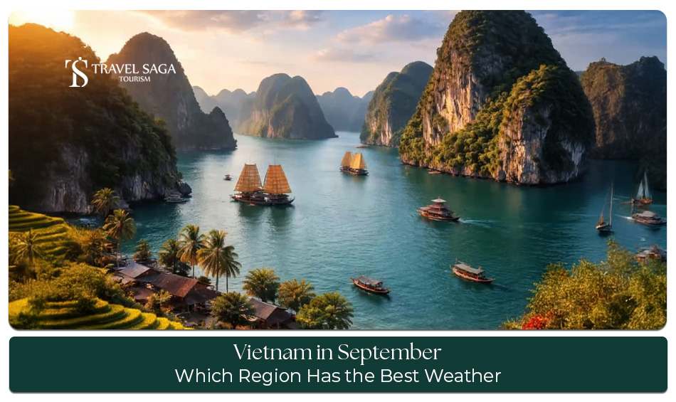 Vietnam in September with lush landscapes, rice terraces, and scenic natural beauty