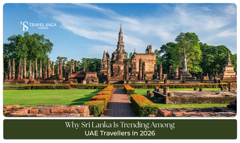 UAE travellers exploring Sri Lanka’s beaches, tea plantations, wildlife, and cultural landmarks