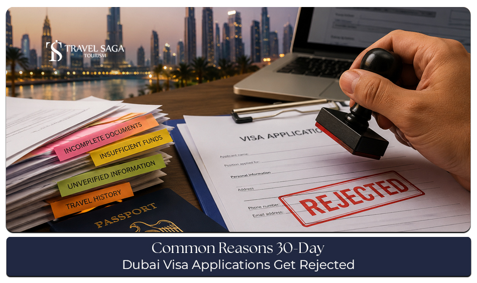 30-Day Dubai Visa Rejection Reasons and how to avoid common mistakes