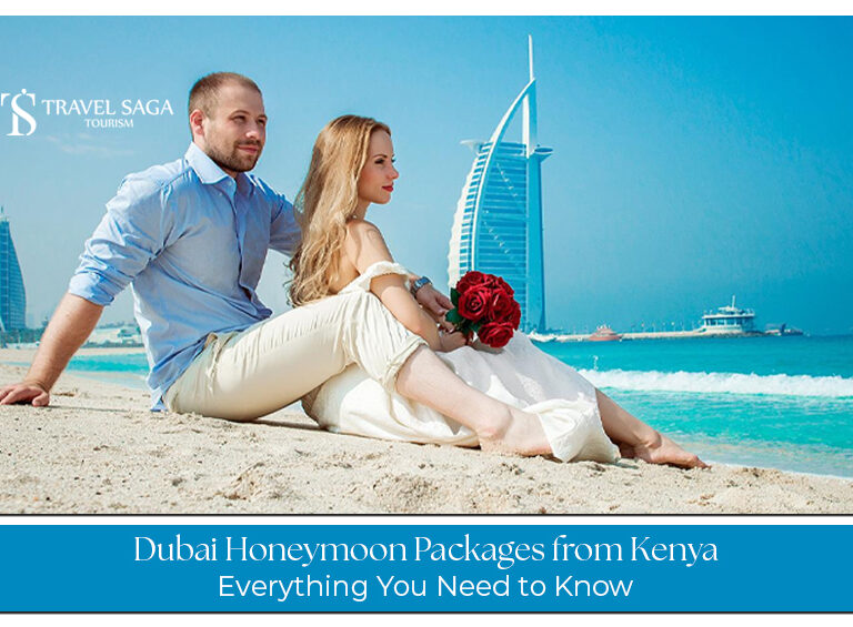 Kenyan couple enjoying a romantic Dubai honeymoon with luxury experiences and city views