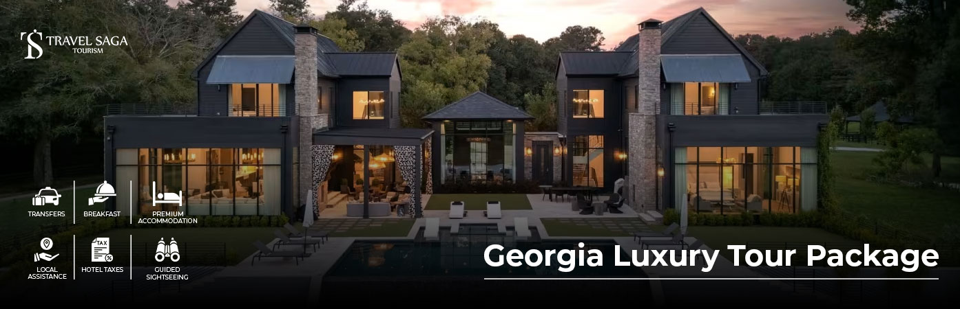 Georgia Luxury Tour Package by Travel Saga Tourism featuring premium hotels, private tours, and scenic attractions in Georgia.