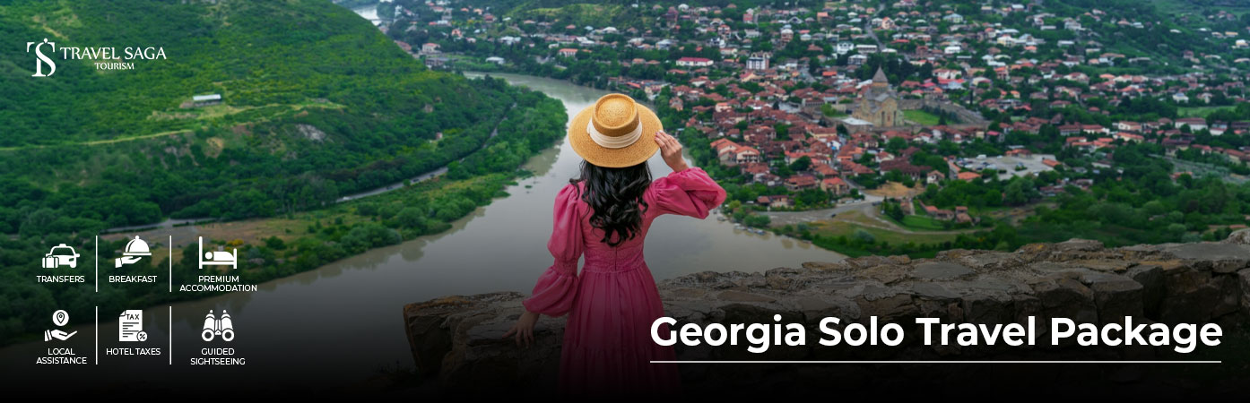 Georgia Solo Travel Package by Travel Saga Tourism featuring scenic landscapes, guided tours, and comfortable accommodations.