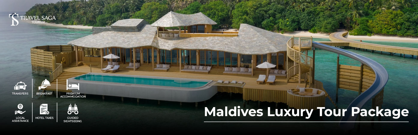 Maldives Luxury Tour Package with overwater villas, private beaches, and world-class island resorts