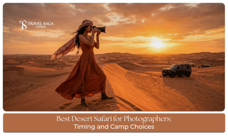 Desert safari in Dubai for photographers.