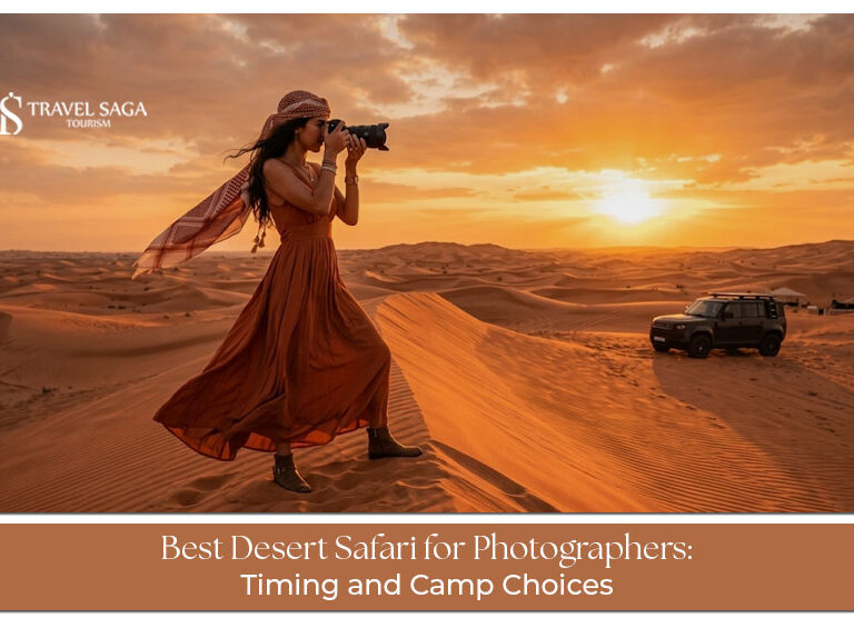 Desert safari in Dubai for photographers.