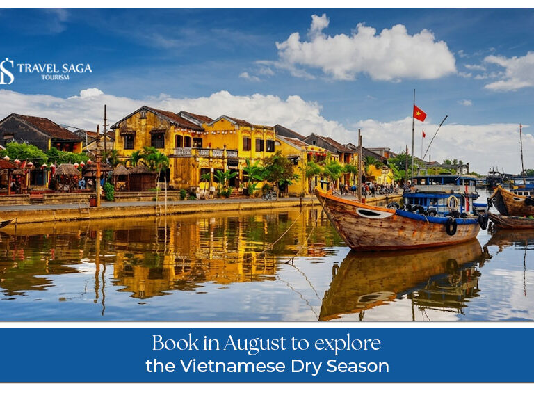 Visit Vietnam during the dry season in August for scenic landscapes, beaches, and memorable outdoor adventures.