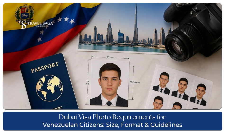 Dubai visa photo requirements for Venezuelan citizens.