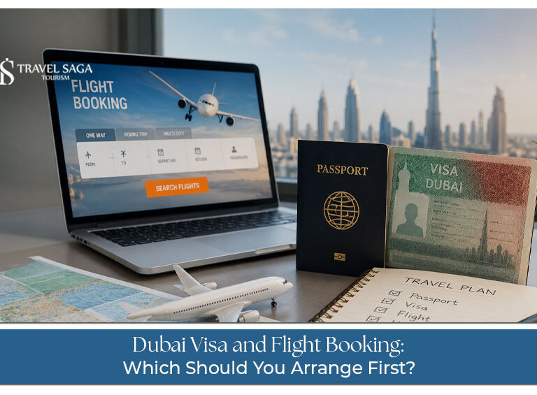 Dubai visa and flight booking planning for travellers.