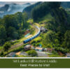 Scenic Sri Lanka hill station surrounded by lush green mountains.