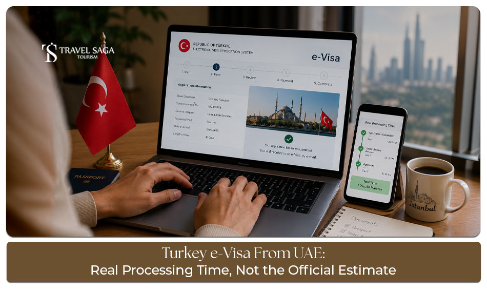 Turkey e-Visa processing time from UAE.