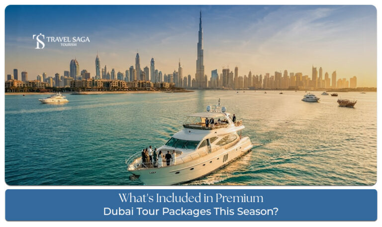 Travelers enjoying luxury experiences included in a premium Dubai tour package.