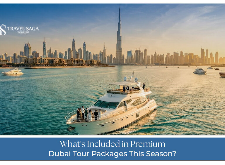 Travelers enjoying luxury experiences included in a premium Dubai tour package.