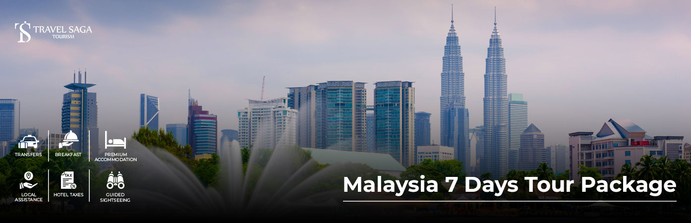 Family enjoying Malaysia's famous landmarks during a 7-days holiday.