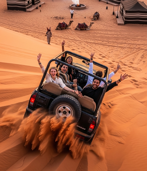 Why choose Travel Saga desert safari Dubai dune bashing 4x4