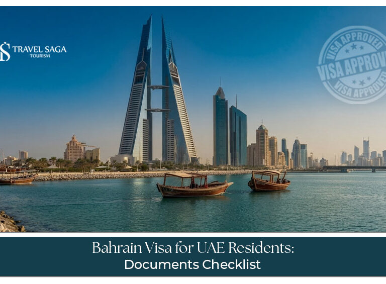 Bahrain visa for UAE residents.