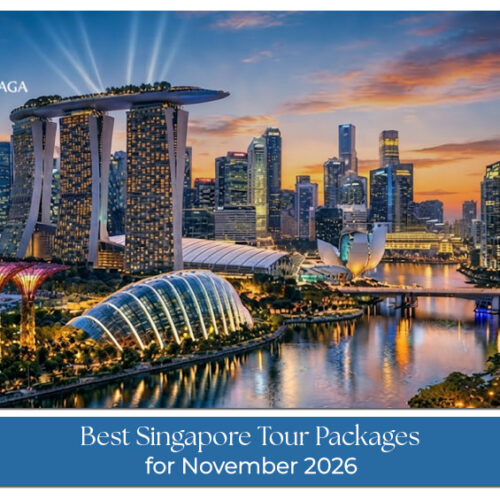 Travellers exploring Singapore’s iconic skyline and attractions during a November holiday.